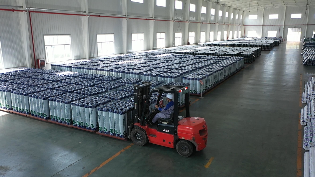 Langfang Hongyuqiao Waterproof Material Co., Ltd. linea di produzione del fabbricante